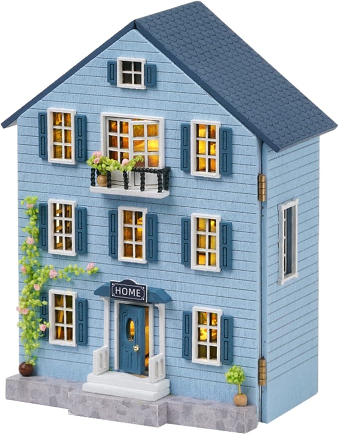 Flever Dollhouse Miniature DIY House Kit Creative Room by Flever