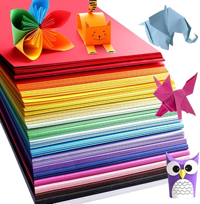 Origami Paper, Easy Fold Paper for Kids Adult Beginners Training Arts & Crafts by MIDUOLE