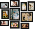 LUCKYLIFE Picture Frame Set 10-Pack, Gallery Wall Frame Collage by LUCKYLIFE