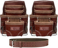 Professional Leather Tool Bag, Top-Grain Leather, Organizer, Protects Tools, Enhances Work Efficiency