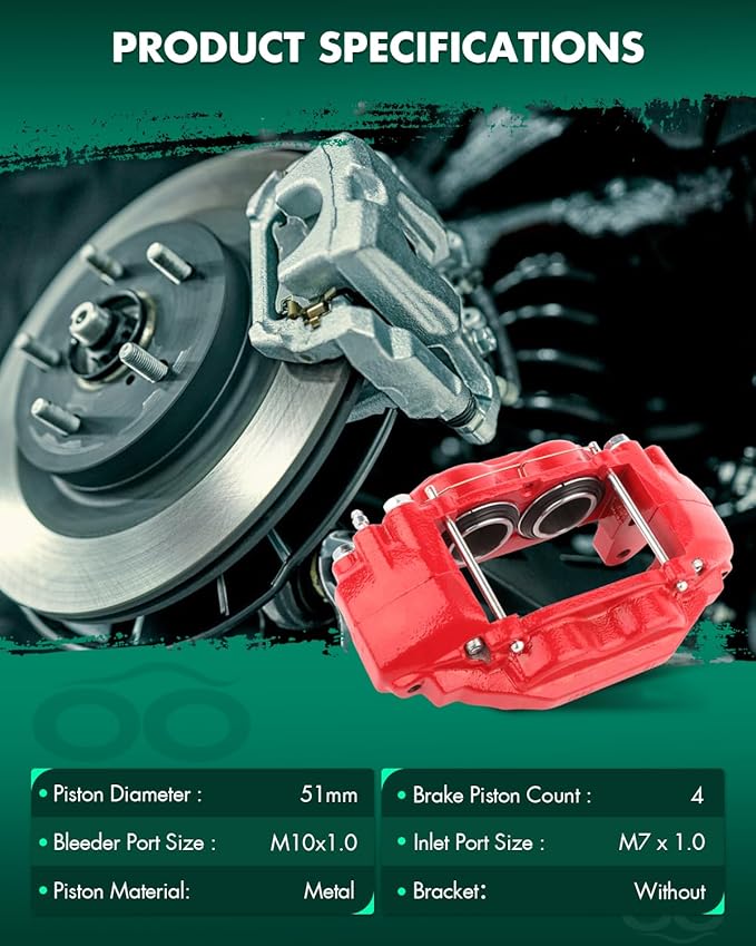 SCITOO Front Left Brake Caliper Without Bracket 19-3275 Compatible For Toyota Sequoia 2008-2013 For Toyota Tundra 2007-2013