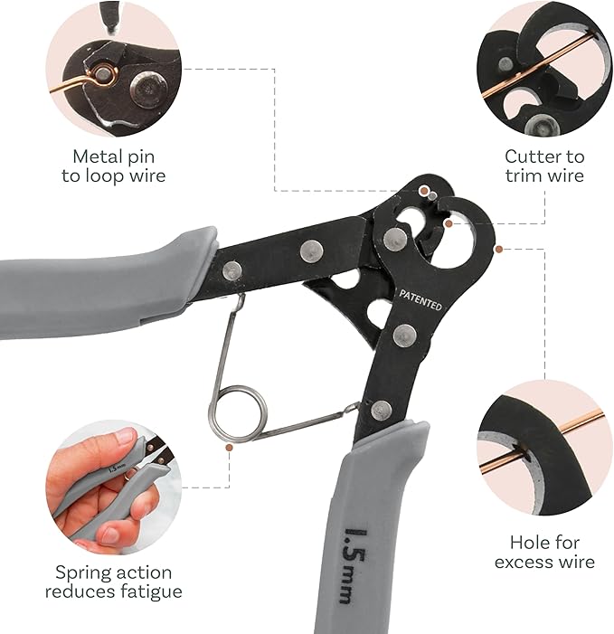 The Beadsmith Original One Step Looper | Create and Trim Consistent 1.5 mm Loops - Image 5