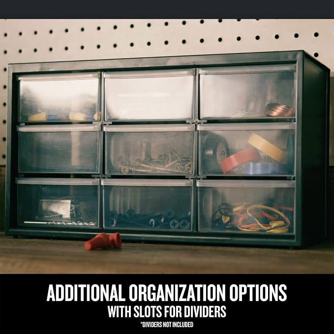 CRAFTSMAN Storage Organizer Bin System, 9 Compartment - Image 7