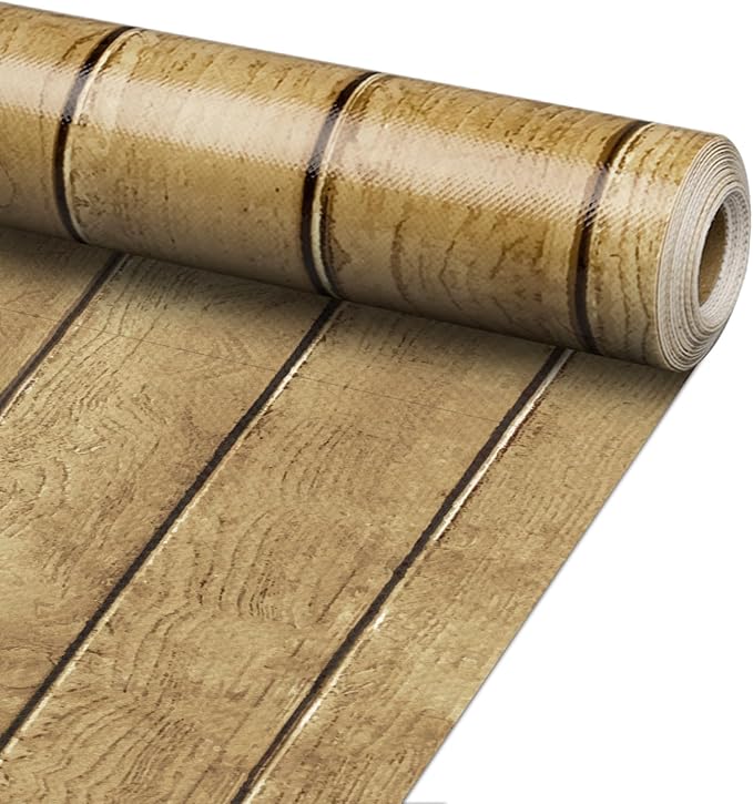 Inkspire Rustic Wood Bulletin Board Paper Roll, 14.8FTx47IN Large Reusable by Unknown