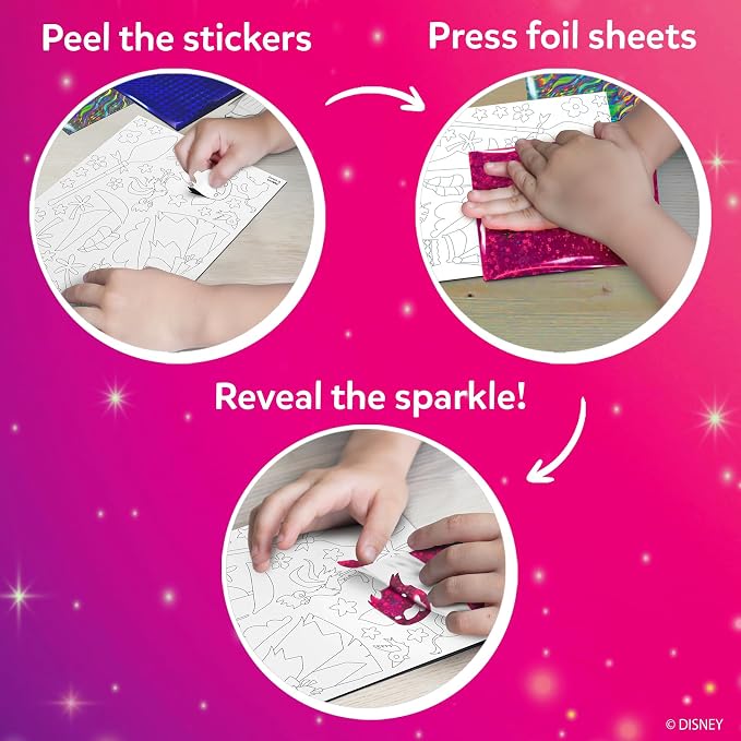 Skillmatics Foil Fun – Disney Princess, Mess-Free Art & Craft Kits - Image 5