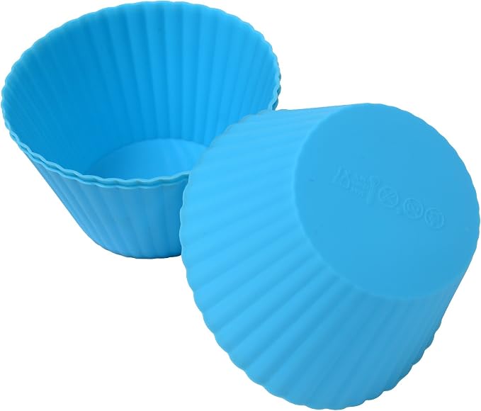 Webake Jumbo Silicone Muffin Cups, 3.5 Inch Nonstick Cupcake Liners 12-Pack | - Image 7
