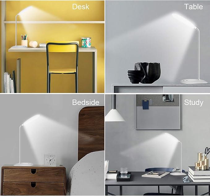 DEEPLITE LED Desk Lamp Small Battery Powered Lamp Cordless Rechargeable Table - Image 7