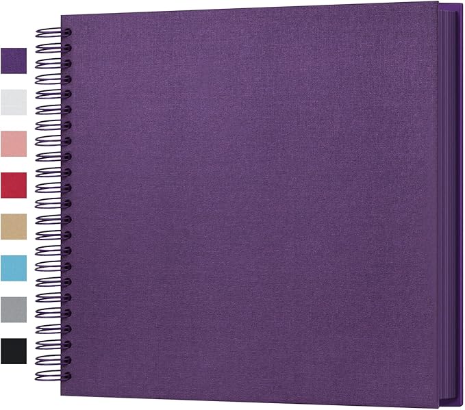 potricher 12 x 12 Inch Large Inch DIY Scrapbook Photo Album 80 Pages Thick by potricher