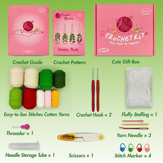 SGIBYN Crochet Kit for Beginners - Image 2