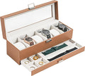 ProCase Watch Box, 6 Slot Watches Display Case by ProCase