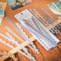 40 Pcs Transparent Lace Stickers by Obujopal