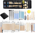 Clay Tools 52PCS Pottery Tools Clay Sculpting Tools Polymer Clay Tools Kit by WALTERT+W