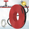 3 FT Heat Tape for Water Pipes Freeze Protection with Thermostat, Electric Heat Trace Pipe Heating Cable Energy-Saving 120V 7W/FT