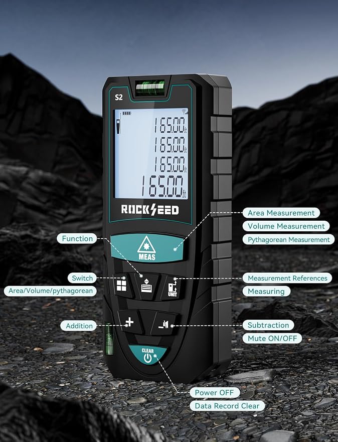 Laser Measure, RockSeed Digital Laser Distance Meter - Image 5