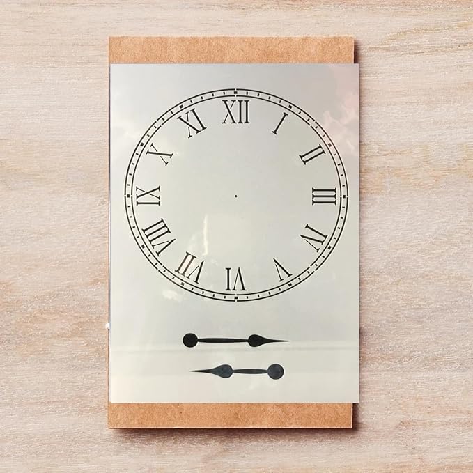 TIAMECH A4 Reusable Rome Clock Dial Stencil - Image 2