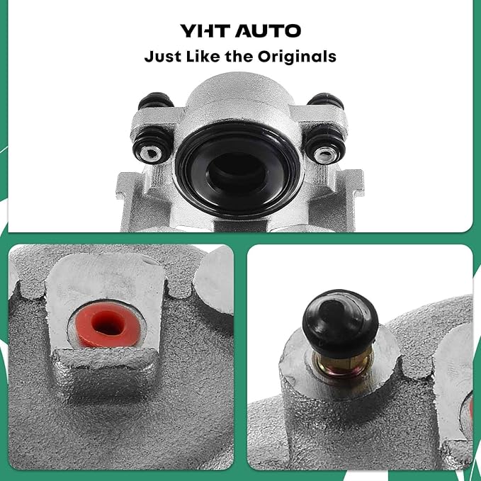 Set of 2 Front Brake Caliper Assembly Compatible with Jeep Cherokee TJ Wrangler Wagoneer Comanche