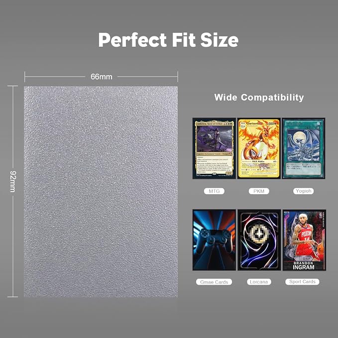 Justice Silver Dual Matte Card Sleeves, Katomula Card Sleeves - Image 5