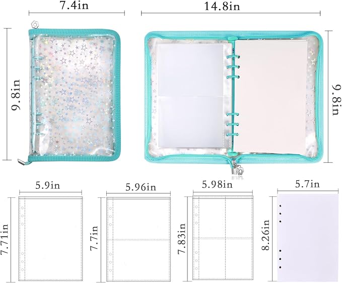 MUDOR 4 in 1 Sticker Storage Organizer, Binder - Image 2