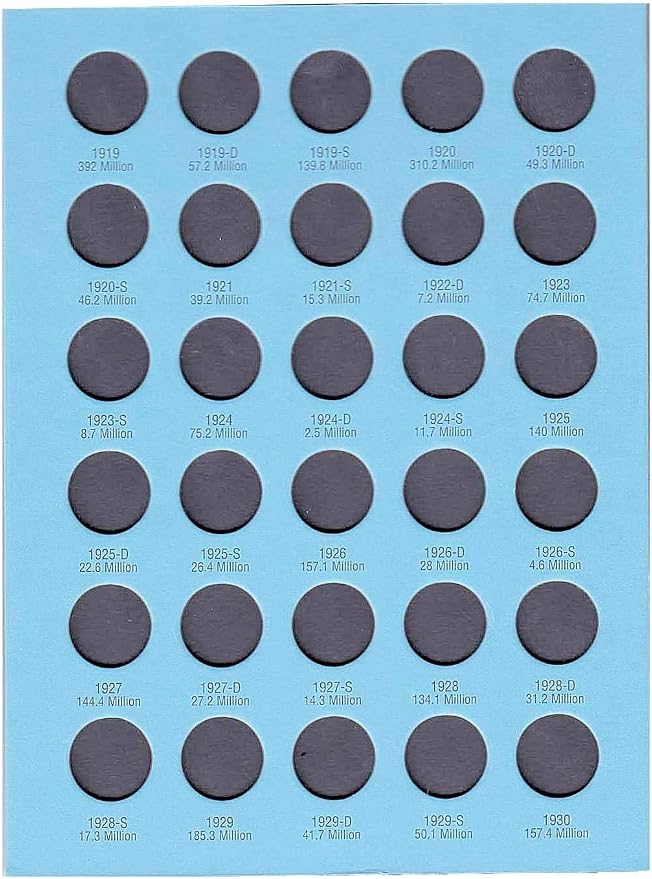 Whitman US Lincoln Cent Coin Folder Four Volume Set 1909 - Image 3