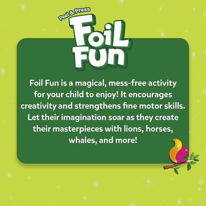 Skillmatics Foil Fun – Animals Mega Pack, No Mess Art - Image 7
