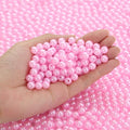 DUQGUHO Pink Pearl Beads for Crafts 8mm Plastic Pearl Beads by DUQGUHO