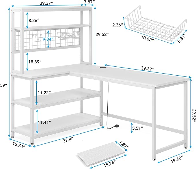 Tribesigns 55" Large Computer Desk - Image 2