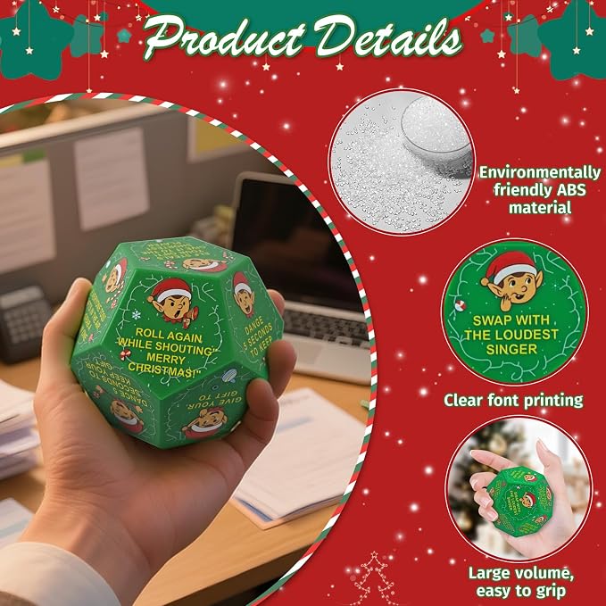Hilarious Exchange Party Game Dice, Exchange Gifts Family Game, Christmas - Image 3