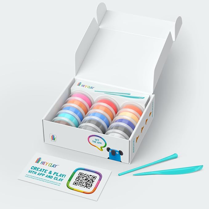 HEY CLAY Set - Colorful Modeling Air Dry Clay Kit - Image 2