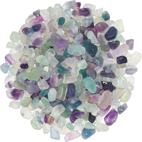 1 Lb/460g Pebbles for Indoor Plants, Sea Glass for Crafts, 0.2-0.35" Small by KUKUBAGS
