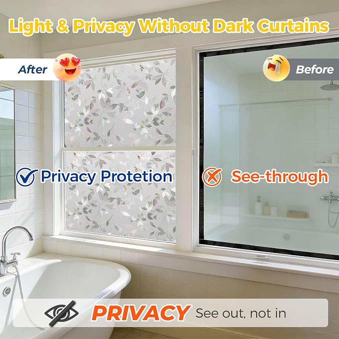 OHTMERU Window Privacy Film Decorative - Image 4