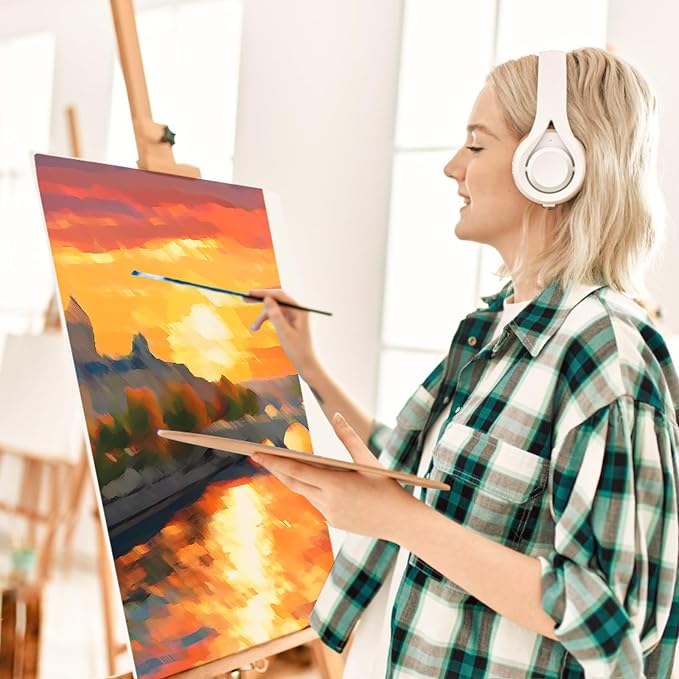 ESRICH Canvases for Painting 8x10, 160 Pack Canvas Boards for Painting Cotton - Image 5