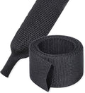 Heat Shrink Braided Sleeving, 2:1 Ratio Shrinkable Fabric Tubing Sleeve Abrasion Protection Cable Wire Sheath (1"-25ft)