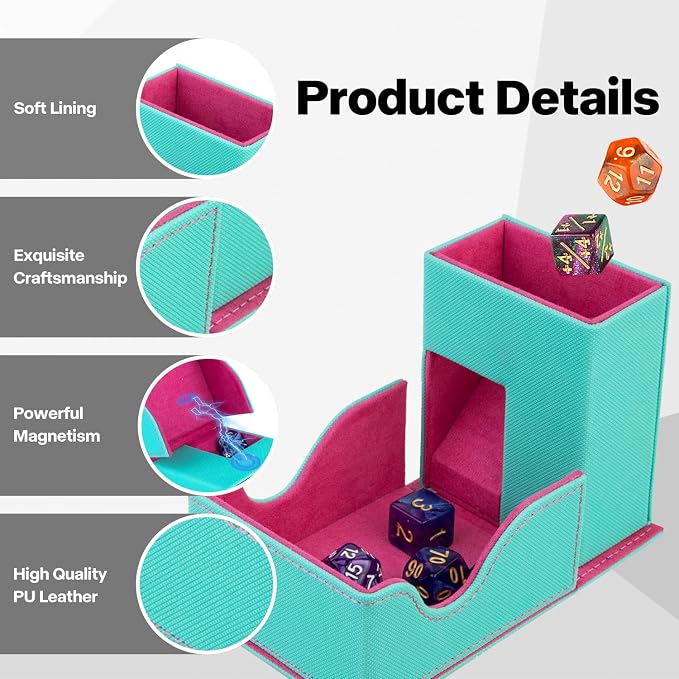 Dice Tower and Tray, Foldable Portable Dice Rolling Tower, Dice Roller Accessory - Image 5