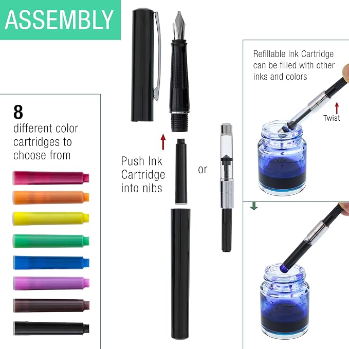 U.S. Art Supply 35-Piece Calligraphy Pen Set - Image 4