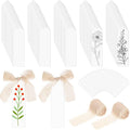 Yeaqee 100 Pcs Acrylic Bookmark Blanks Clear Bookmarks Acrylic Tags by Yeaqee