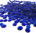 ARSUK 2LB Blue Flat Glass Marbles, Beads by ARSUK