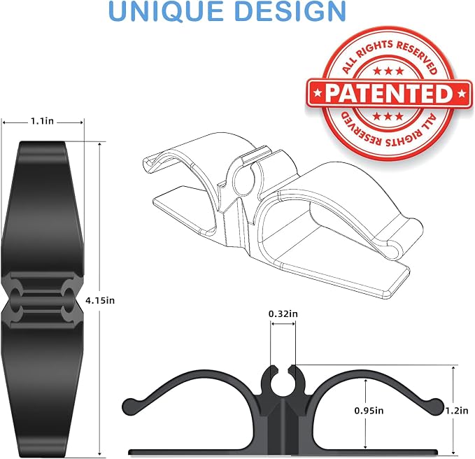 Lancord Upgraded kitchen appliance cord organizers Stick On Appliance Wire - Image 5