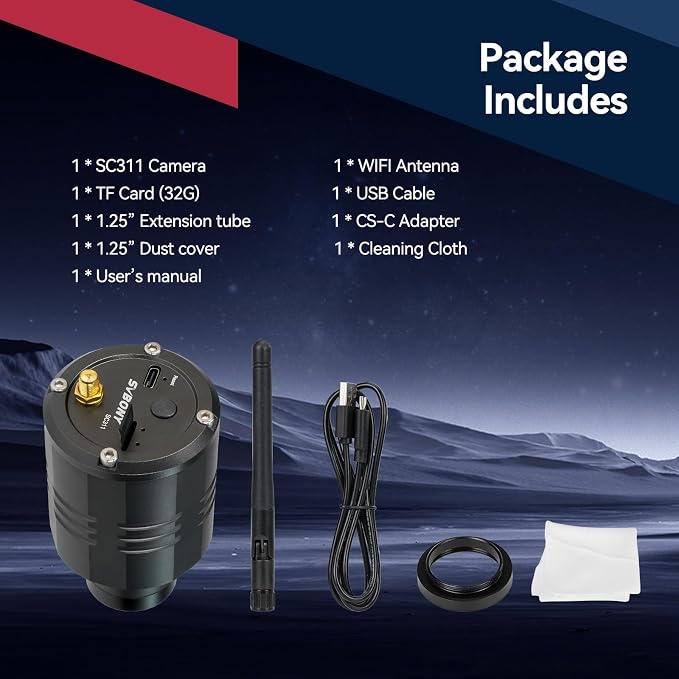 SVBONY SC311 WiFi Telescope Camera Eyepiece, IMX662 - Image 9