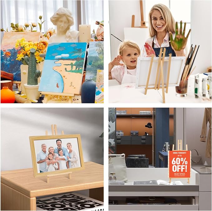 ESRICH 2 PCS 16 Inch Tabletop Easel, Tabletop Easel - Image 7