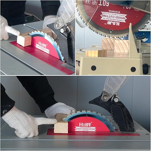 Circular Saw Blade Woodworking TA Series 10" 50-Tooth 5/8" Arbor, Combination Wood Cutting Saw Blade,Special Anti-Thermal Adhesion Coating on Cutting Head -TA, COM 10" 50T 5/8"