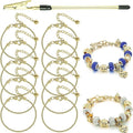 10 Pcs 7.87 Inch Snake Chain Charm Bracelet Chains by BRACELETMAKINGKIT