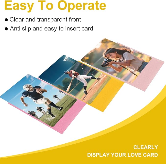 Premium Card Sleeves, 150 Sleeves 2.6''x3.6'' Compatible - Image 4