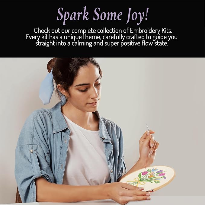 Unwynd Embroidery Kit Floral Theme - Image 6