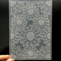 3D Plastic Embossing Folder Template Stereoscopic Sunflower Texture 5x7 Inch by Unknown