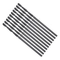 Drill Bit, 1.5mm Cutting Diameter, 4241 HSS Nitriding Black 118° Cutting Angle Versatile Jobber Bits - (Applications: for Drilling Plastic Wood Soft Metal), 10-Pieces