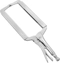 MAXPOWER 18-inch C Clamp Locking Pliers, Locking C Clamp with Regular Tips, MAX Jaw Capacity Up to 6.5"
