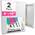 ArtSkills Stretched Canvas for Painting, 8x10 Canvas, Premium Wood Frame by ArtSkills