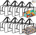 8 Packs Black Widen X-Large Toy Storage Bags 12.6×9.25×6.9In by Mhtdet