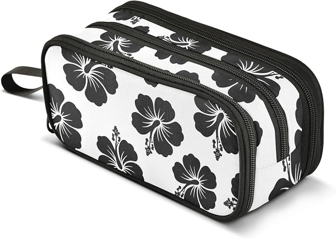 Tropical Hawaiian Hibiscus Flowers Pencil Case Box Boys Girls Large Pencil by BOENLE-WELCOMEYOURCOMING