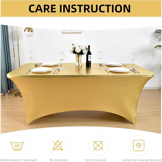 6-Pack 6ft Spandex Table Covers - Image 6